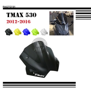 Psler ชิวหน้า บังลม กระจกหน้ารถ กระจกกันลม สําหรับ Yamaha TMAX 530 TMAX530 2012 2013 2014 2015 2016