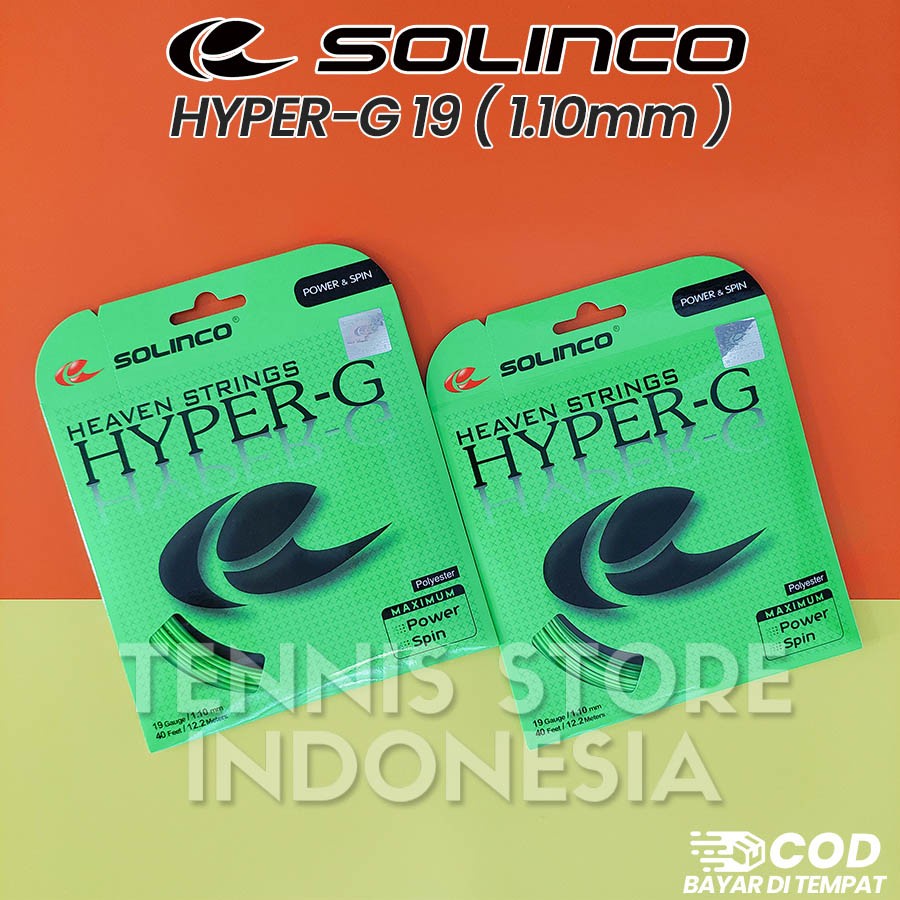 สายเทนนิส Solinco Hyper-G 19/1.10 String Original