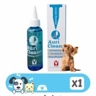 น้ำยาเช็ดหู ทำความสะอาดหู Auri cleans 100ml โดย Yes pet shop