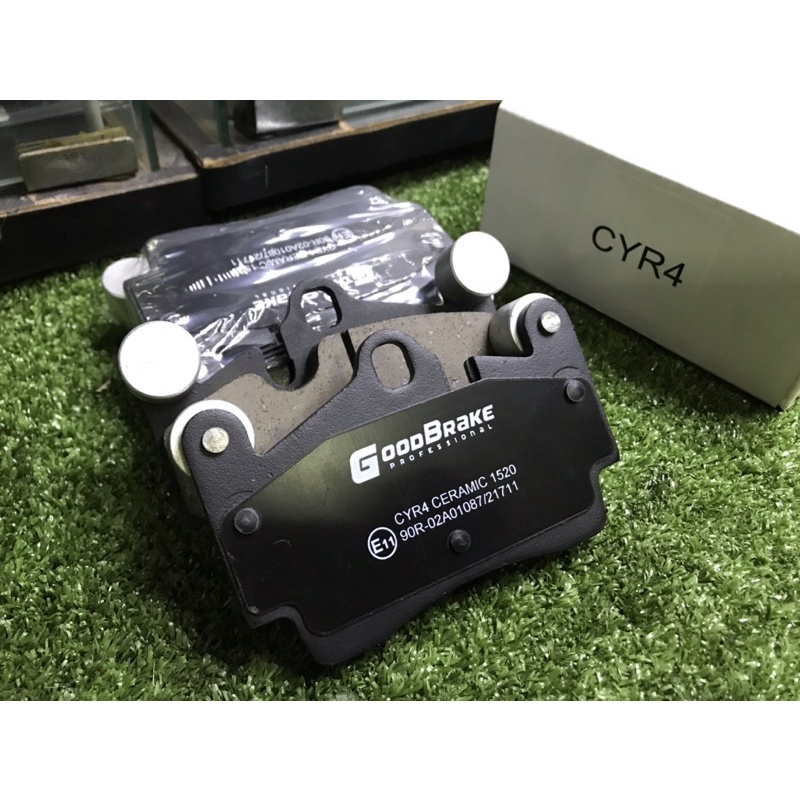 ผ้าเบรค เบรคหลัง Cayenne GoodBrake เกรดเซรามิก 700 องศา