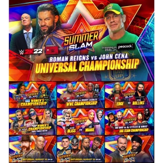 แผ่นdvdมวยปล้ำ summerslam2021