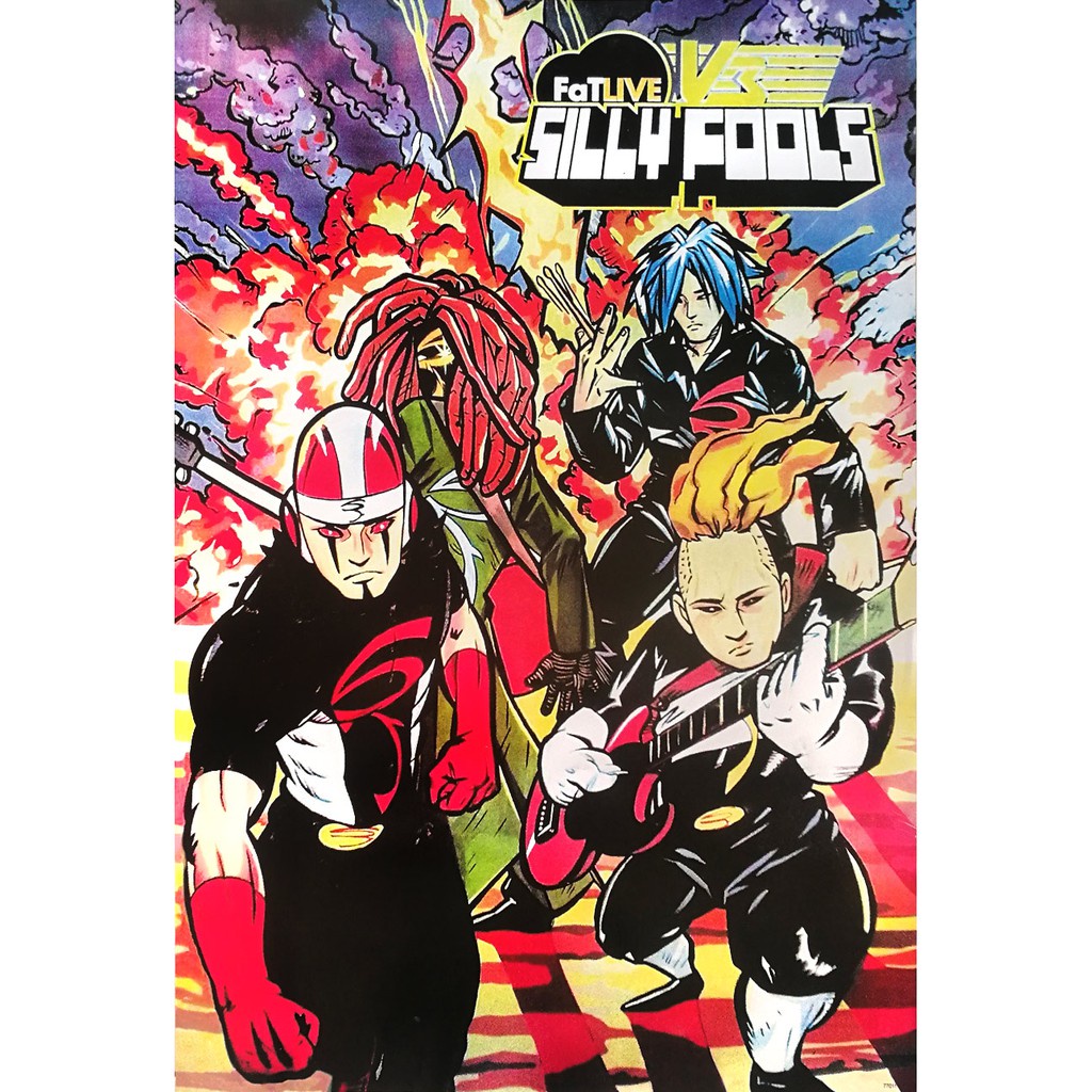 โปสเตอร์ Silly Fools ซิลลี่ ฟูลส์ FaTLIVE วง ดนตรี ไทย ร็อก รูป ภาพ ติดผนัง สวยๆ poster (88×60ซม. โดยประมาณ)