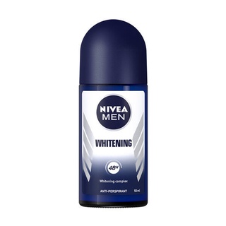 Nivea นีเวีย เมน ไวท์เทนนิ่ง โรลออน 50 มล. (4005808837489)