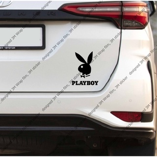 playboy สติ๊กเกอร์ 3M ลอกออกไม่มีคราบกาว  Removable 3M sticker, สติ๊กเกอร์ติด รถยนต์ มอเตอร์ไซ