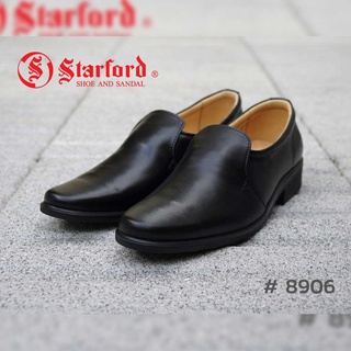 Starford รองเท้า หนังแท้ - รุ่น no. 8906 - สี ดำ Black