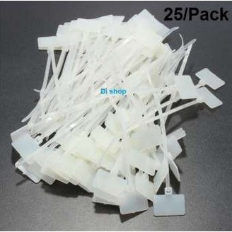 Best Quality Cable Ties สายรัดแบบมีป้าย Marker Tie (25/Pack) อุปกรณ์เสริมคอมพิวเตอร์ computer accessories สายชาร์จกล้องติดรถยนต์ car camera charger อุปกรณ์ระบายความร้อน cooling device กล้องและอุปกรณ์ถ่ายภาพ Camera and photographic equipment