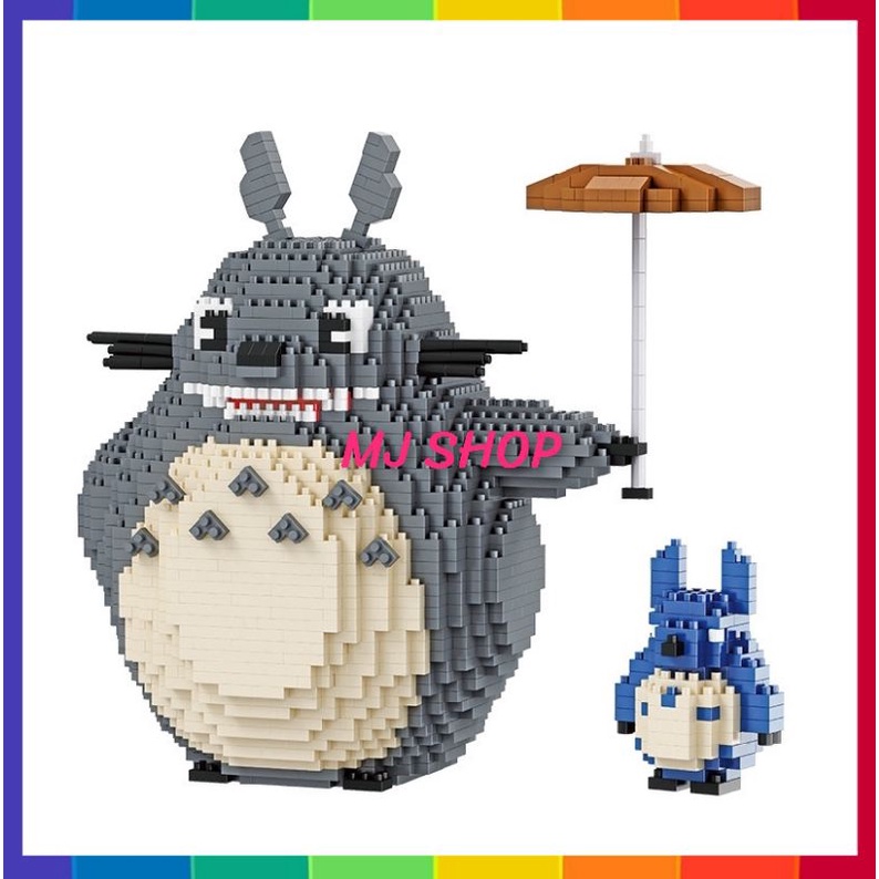 ตัวต่อ เลโก้นาโน Size Jumbo  Studio Ghibi Totoro 1800pcs.