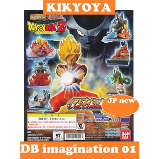 🧲 Gashapon Dragonball Imagination figure 300 yen Part 1 Set of 6 กาชาปอง ชุด 6 ตัว ดราก้อนบอล แซท