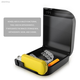 ins☾❁KOHEEL Retainer Case, Braces Storage Box，it Integrates the Retainer Case, Clear Aligner Removal Tool, and Chewie