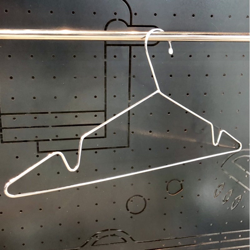 ไม้แขวนเสื้อ สแตนเลส hanger stainless เกรด304 แท้ มีที่เกี่ยวเสื้อ คุณภาพดีมาก ท้าให้ลอง