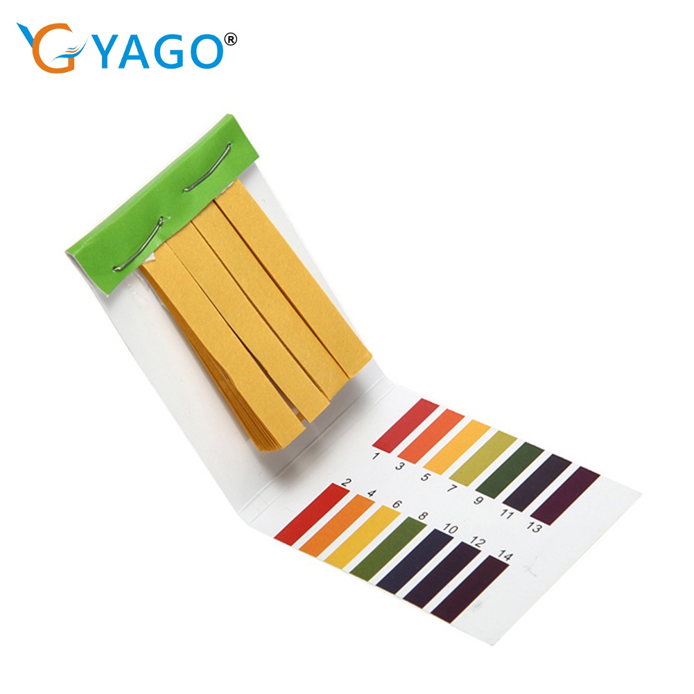 Ph กระดาษทดสอบค่า pH 1-14 pH คุณภาพน้ํา เครื่องสําอาง ปัสสาวะ ดิน pH กระดาษทดสอบค่า pH 80 แผ่น/เล่ม