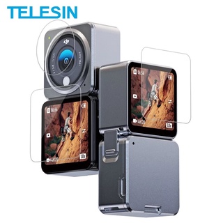 Telesin ฟิล์มกันรอย DJI Action 2 แบบ PVC Ultra Clear Screen Protector Film for DJI Action 2 Camera Dual Screen Protector