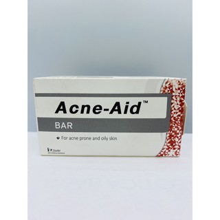 Acne-Aid Bar แอคเน่-เอด บาร์ สบู่ทำความสะอาดผิวหน้าและผิวกาย ขนาด 100 กรัม