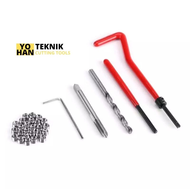 ด้ายซ่อม M5 x 0.8 Bolt Thread Repair Tool 8 Slek Tap Recoil M5 x 0.8 Verbos 1 ชุด