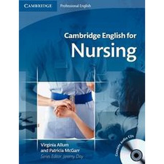 DKTODAY หนังสือ CAMBRIDGE ENGLISH FOR NURSING INTER: STUDENT’S BOOK WITH CD