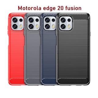 เคส Motorola edge 20 fusion กันกระแทกแบบนิ่ม*พร้อมส่ง