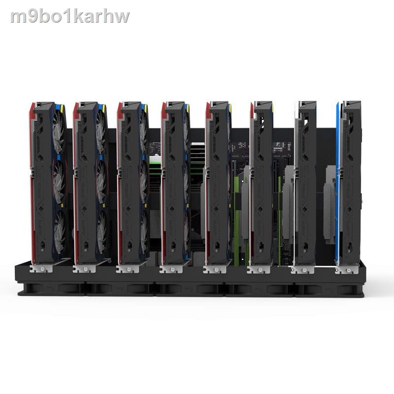 6 8 12GPU Steel Open Air Miner Mining Frame Rig Case Rack with Multi ...