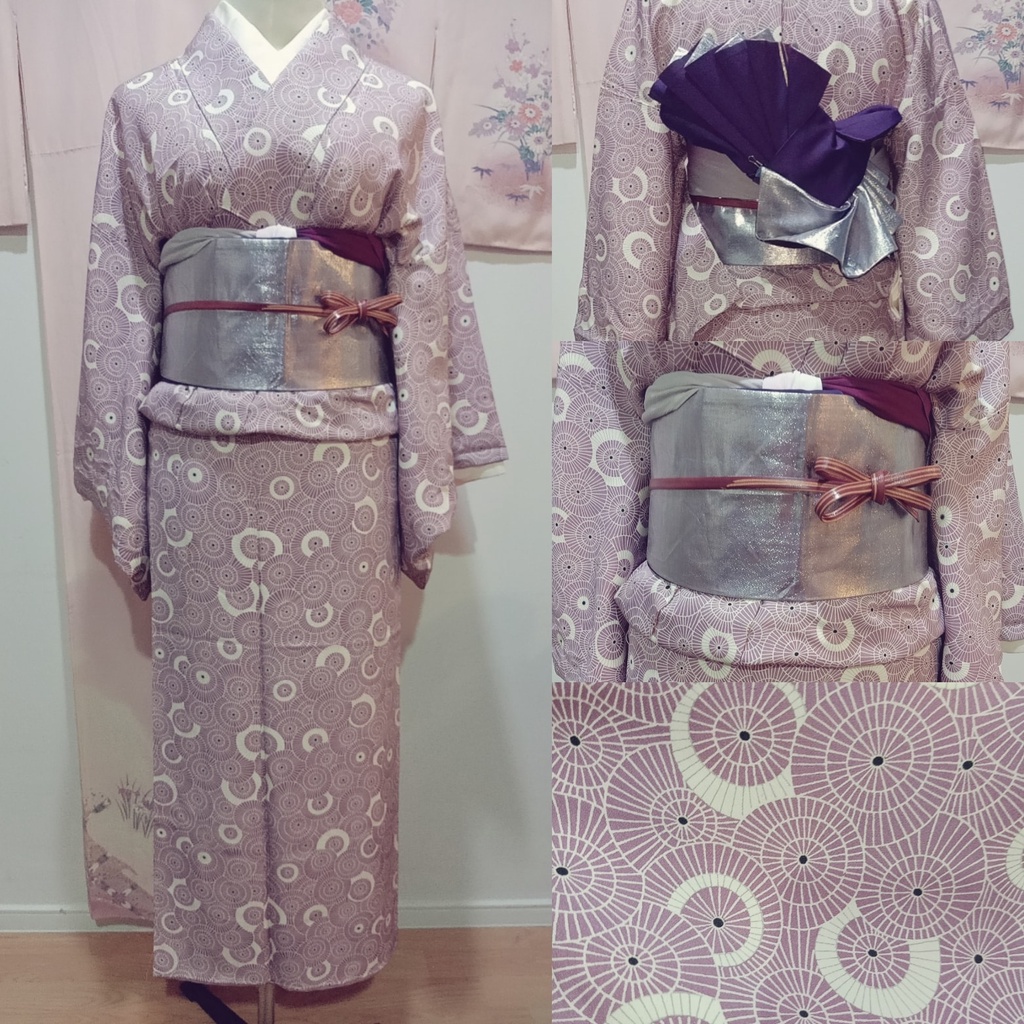 พร้อมส่ง Set Kimono ชุดกิโมโนแท้ มือสอง จากญี่ปุ่น