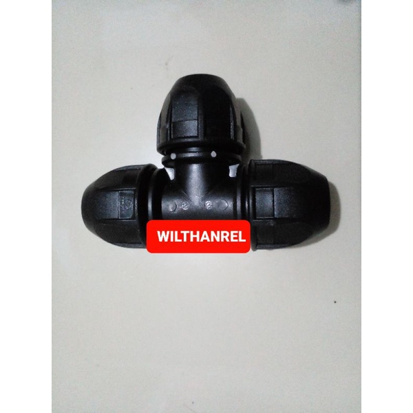 Equal tee 32mm ไตรมาส 32mm. ข้อต่ออัด hdpe