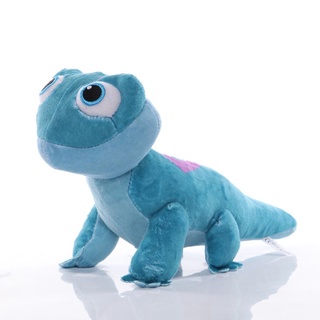 ตุ๊กตานุ่ม รูปการ์ตูน Frozen Salamanders Bruni สีฟ้า 2 ชิ้น