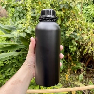 ขวดบรรจุกาแฟอลูมีเนียมฟู๊ดเกรด สีดำด้าน Matt Black มีวาล์ว แถมสติ๊กเกอร์ ขวดใส่ของเหลว ฝาปิดมิดชิด ขนาด 500,1000ml