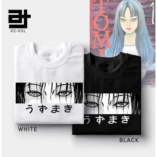 เสื้อยืดสีขาวผู้หญิง - AvidiTee AT Tomie มังงะ Junji Ito v7 เสื้อ Unisex สําหรับผู้ชาย & ผู้หญิง