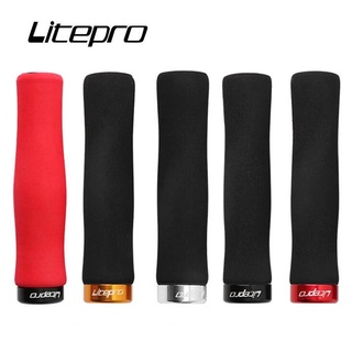 Lp Litepro แฮนด์มือจับฟองน้ํา น้ําหนักเบา 127 มม. สําหรับ Brompton 3 Sixty Fnhon Dahon