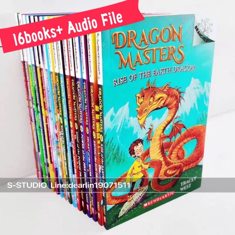 18books Dragon Masters Series Set ชุดDragon Mastersเด็กหนังสือภาษาอังกฤษสำหรับเด็กอ่านหนังสือ  | Shopee Thailand