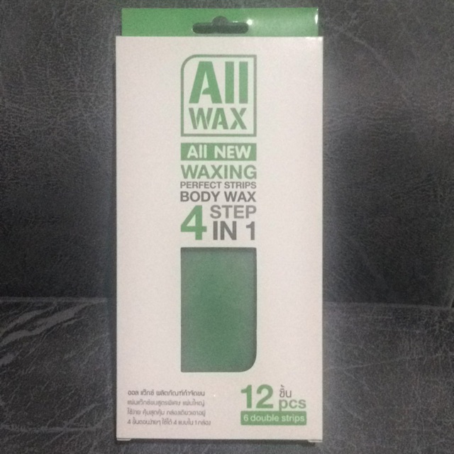 All wax all new waxing perfect strips body wax 4 step in 1