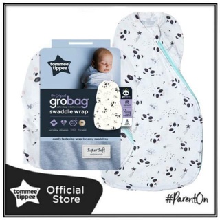 TommeeTippee GRO Bag Swaddle wrap 0-3m+ Panda🐼 ผ้าห่อตัวเด็กแรกเกิด แพนด้า