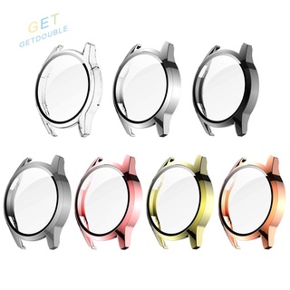 Getdouble เคส PC สําหรับ Huawei Watch GT 2 GT2 46 มม. ฝาครอบนาฬิกา กันชน ป้องกันหน้าจอ