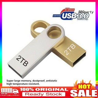 Bbq_ 1t 2t Usb 3 . 0 แฟลชไดรฟ์ U Disk ความเร็วสูงแบบพกพา