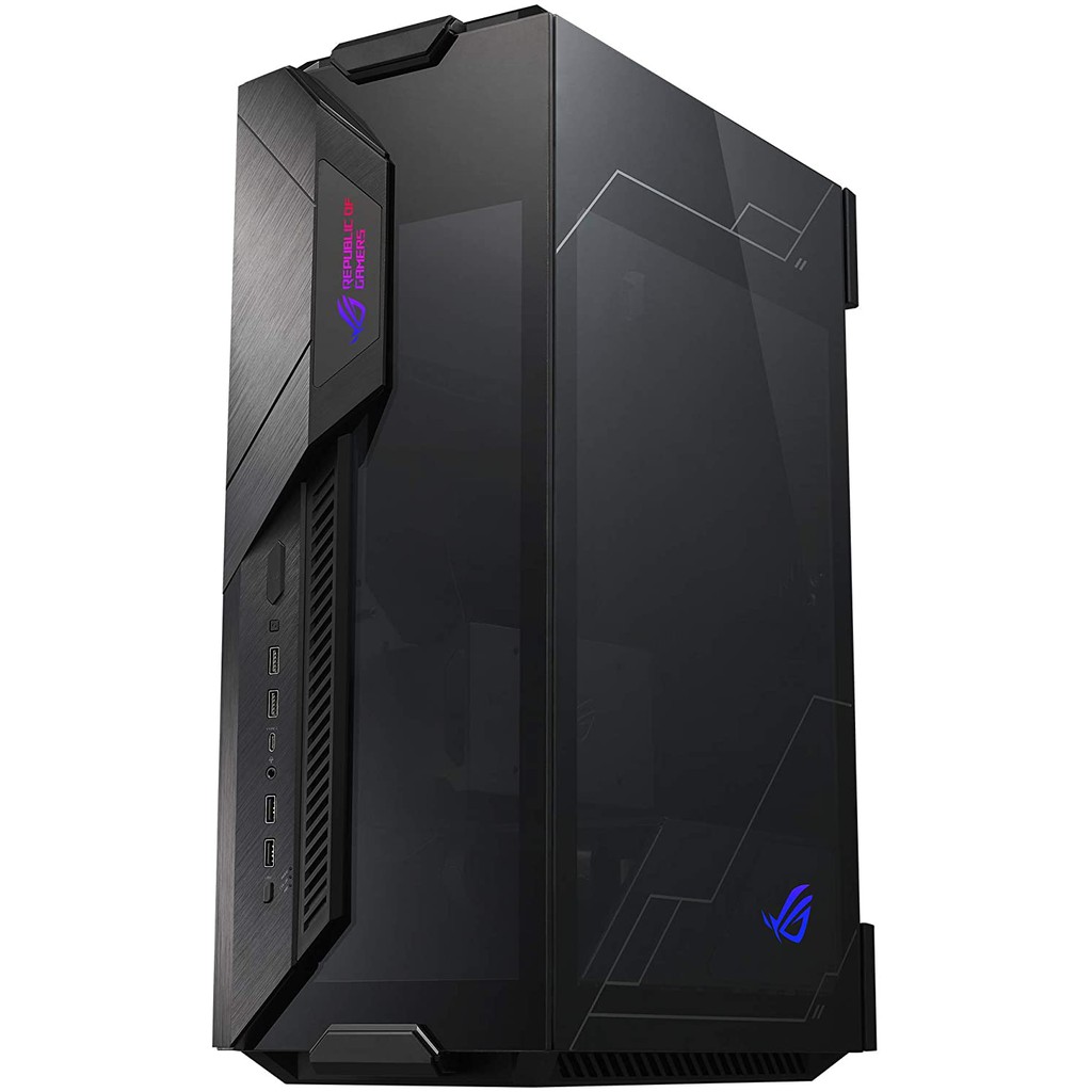 ASUS ROG Z11 Mini-ITX/DTX Gaming Case with Patented 11° Tilt Design, Compatible with ATX Power Suppl
