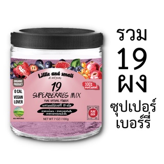 ผงรวมซุปเปอร์เบอร์รี่ 19 ชนิด เข้มข้น เพิ่มภูมิคุ้มกัน