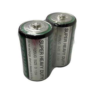 ถ่าน Toshiba Size D (ขนาดใหญ่) 1.5V Super Heavy Duty (R20UG) ของใหม่