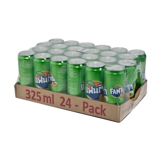 โปรโมชัน! แฟนต้า น้ำอัดลม กลิ่นฟรุตพันช์ 325 มล. แพ็ค 24 กระป๋อง Fanta Soft Drink Fruit Punch 325 ml x 24 Bottles