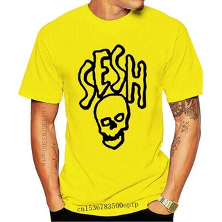 เสื้อยืดผ้าฝ้ายพิมพ์ลายแฟชั่น เสื้อยืด พิมพ์ลายโลโก้ SESH สําหรับผู้ชาย และผู้หญิง