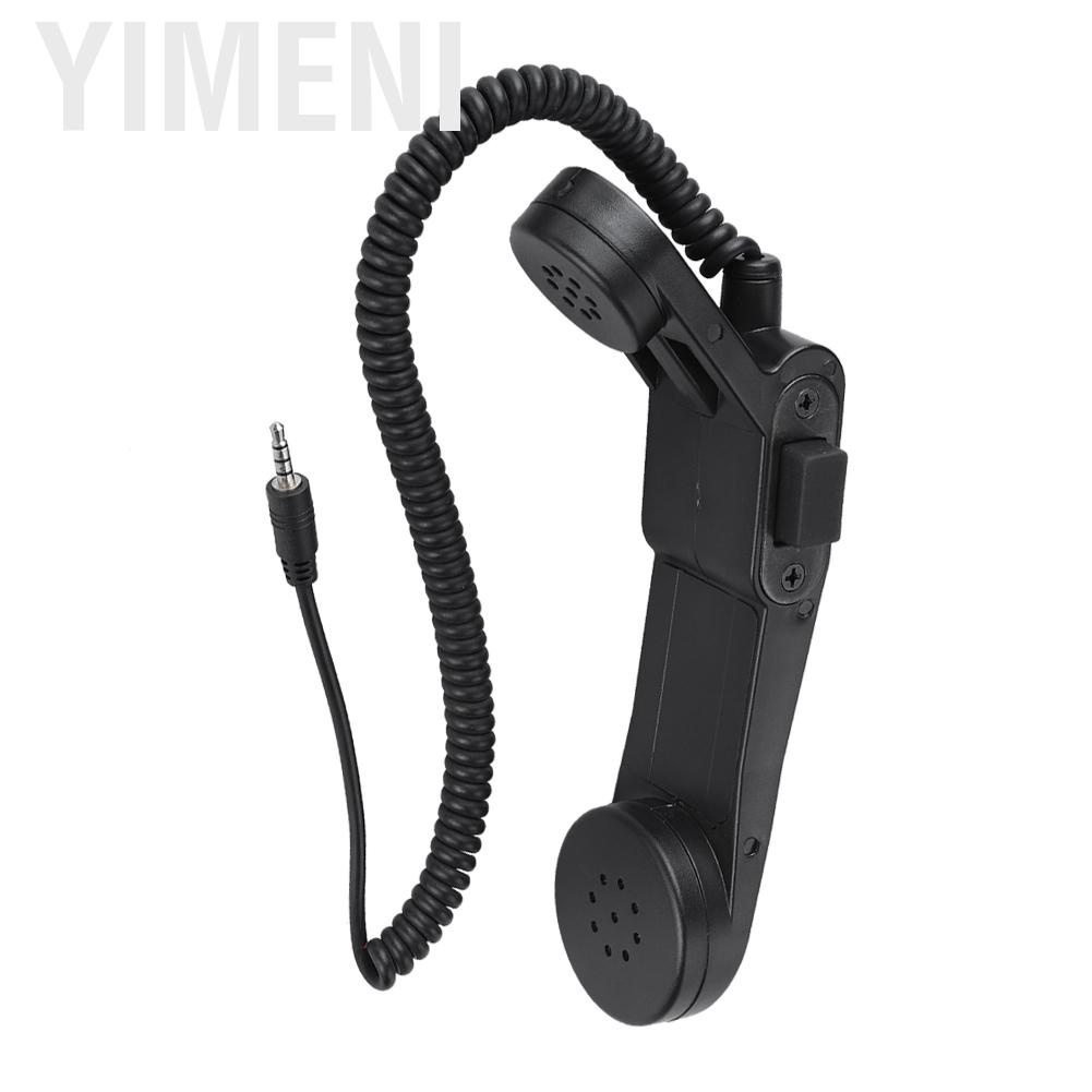 Yimeni 3 5mm plug handheld speaker mic hifi sound shoulder handheld