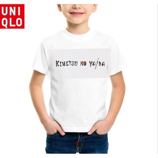 Uniqlo เสื้อยืด พิมพ์ลายมังงะ UT MANGA สําหรับเด็กผู้ชาย และเด็กผู้หญิง (ซีรีส์ Demon Slayer)