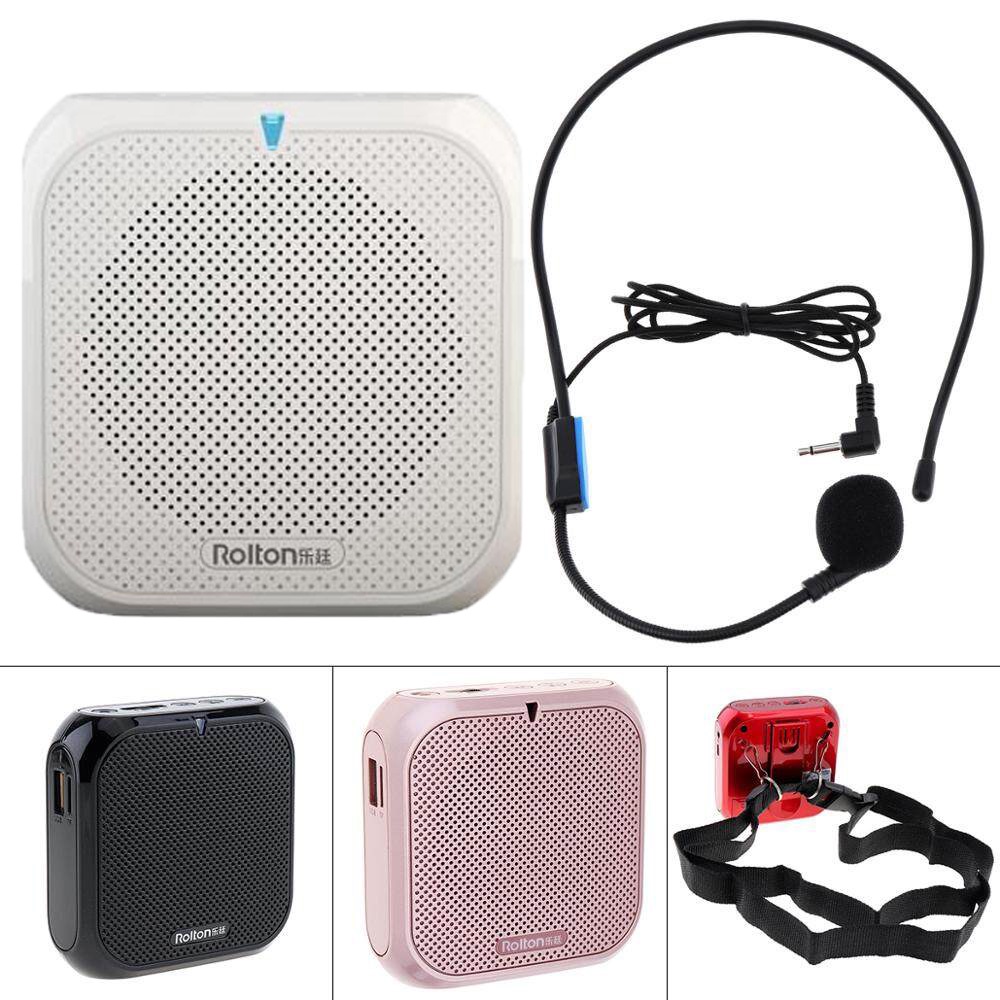 Rolton K400 ลำโพง แบบพกพา พร้อมไมโครโฟน แบบใช้สาย สำหรับใช้ในการเรียน ...