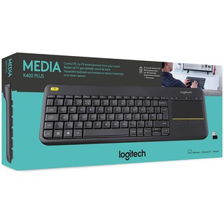 LOGITECH USB Wireless Touch Keyboard LG-K400 Plus Black