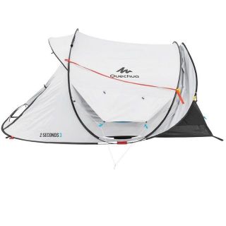 นอน3คน SALE เต็นท์สปริง สำหรับ 3 คน​ คุณภาพดีจากฝรั่งเศส Tent Quechua​ Waterproof​ 3 Person เต็นท์​กันฝน เต็นท์ตั้งแคมป์