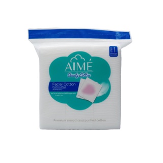 AIME เอเม่ Facial Cotton Pads สำลีสำหรับผิวหน้า 40g 70 แผ่น