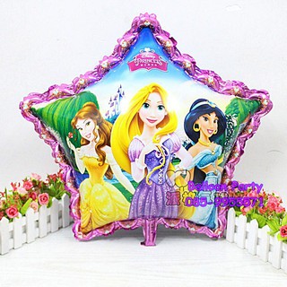 ลูกโป่งรวมเจ้าหญิงโซเฟีย สโนไวท์ จัสมิน บิ้วตี้ ซินเดอเรล่า แอเรียลDisney Princess Balloon