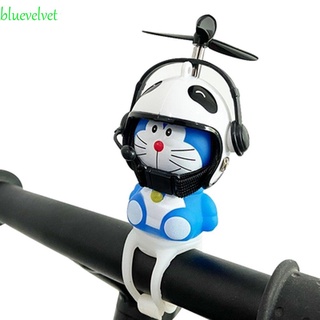 Lanfy หมวกกันน็อค ลาย Doraemon Pokon เรืองแสง อุปกรณ์เสริม สําหรับติดแฮนด์รถจักรยาน