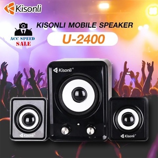 KISONLI MOBILE SPEAKER U-2400 ลำโพงคอม USB