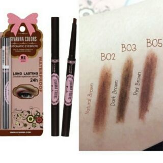 Sivanna Automatic Eyebrow DP017 ดินสอเขียนคิ้วแบบออโต้ กันน้ำ

฿79