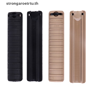 【strongaroetrtu】ฝาครอบราง Kac สําหรับรางถัก Picatinny 20 มม. 4 ชิ้น