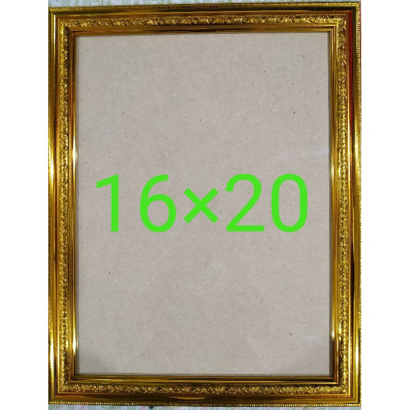 กรอบรูปสีทอง กรอบรูปขนาดใหญ่ สำหรับใส่ภาพขนาด16×20นิ้ว ใส่ได้ทั้งแนวนอนและแนวตั้ง - รูปที่ 2
