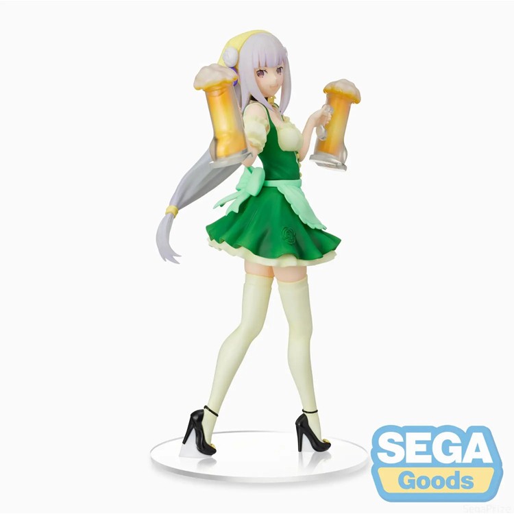 Sega Re:Zero Figure Emilia Oktoberfest Maid Ver. ฟิกเกอร์รางวัล